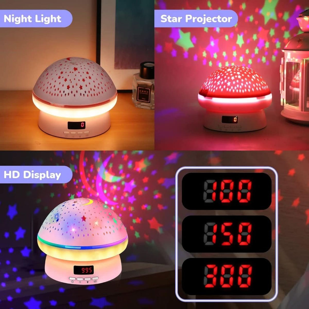 BowLift | Magic star projector with 16 colours & timer function