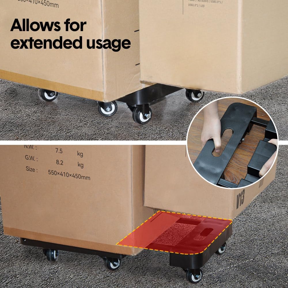 BowLift | 6-Wheel Folding Hand Truck with 227 kg Capacity & Telescopic Handle – LoadMaster