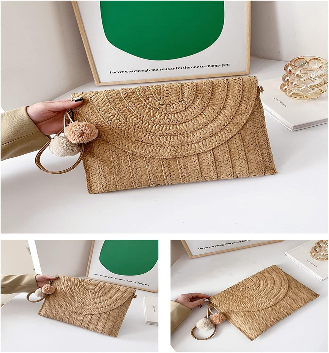 BowLift | Straw Crossbody Bag Summer Woven Shoulder Purse