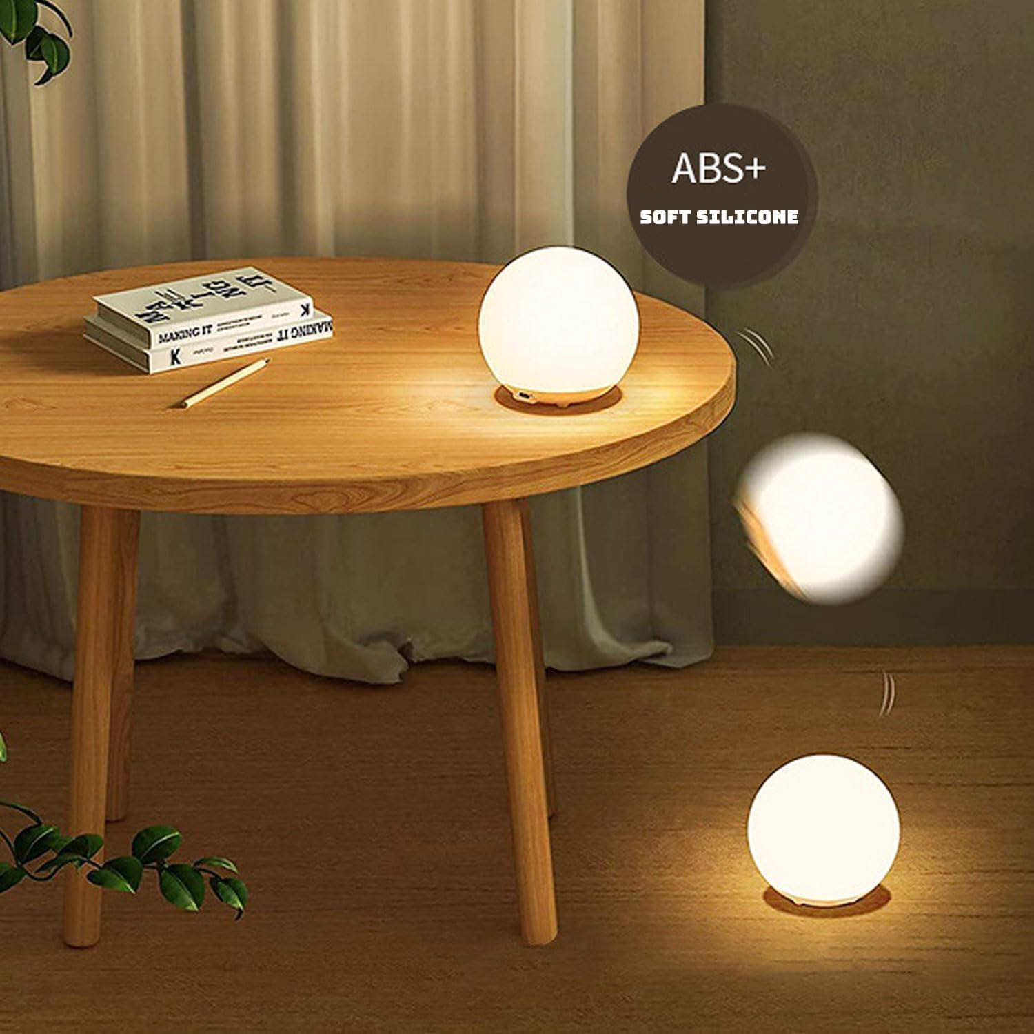 BowLift | Breastfeeding Night Light | Soft BPA-Free Silicone Touch Lamp with Eye-Friendly Stepless Dimmer