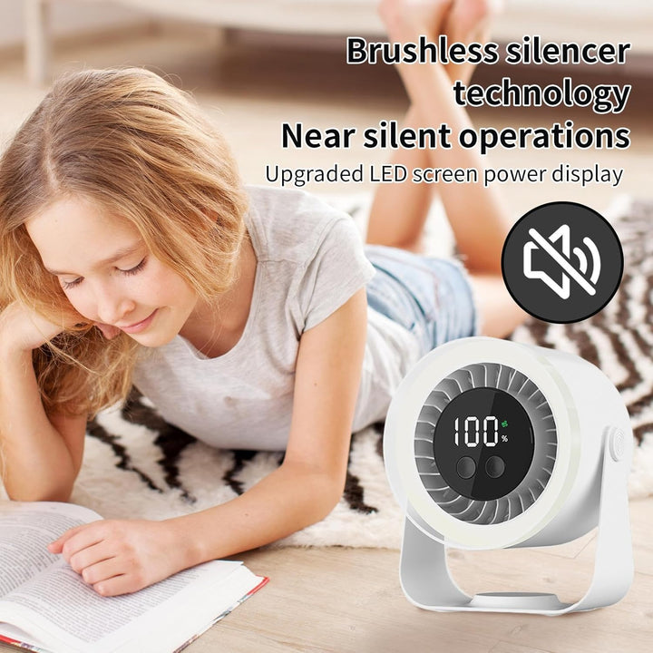 Silent Desk Fan – Auralis | Bowlift