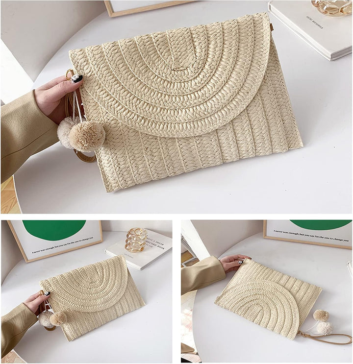 BowLift | Straw Crossbody Bag Summer Woven Shoulder Purse