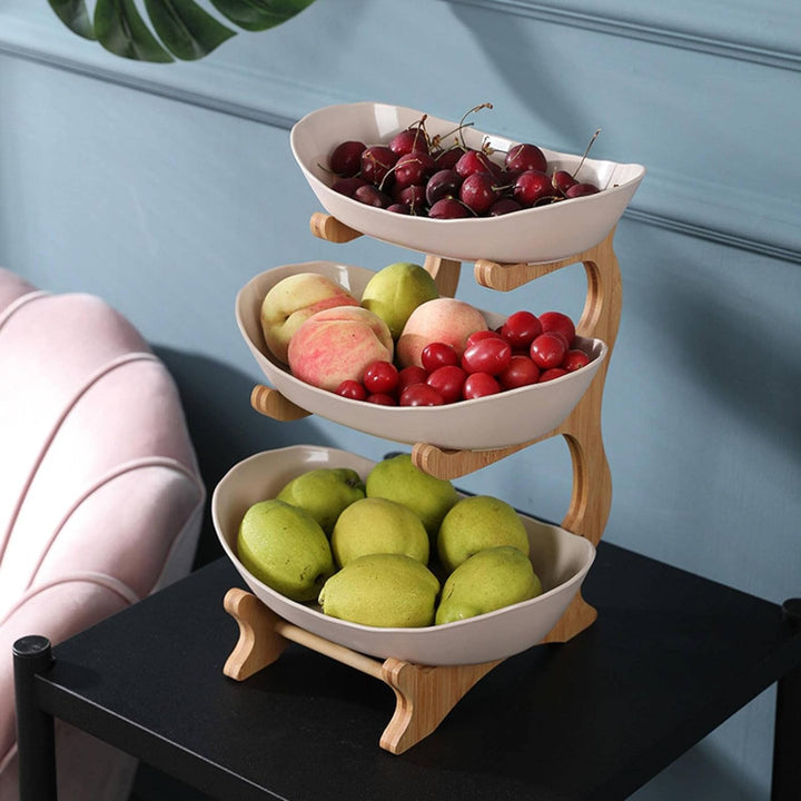 BowLift | Stylish Metal Fruit Stand with 2 or 3 Layers - StackFruit