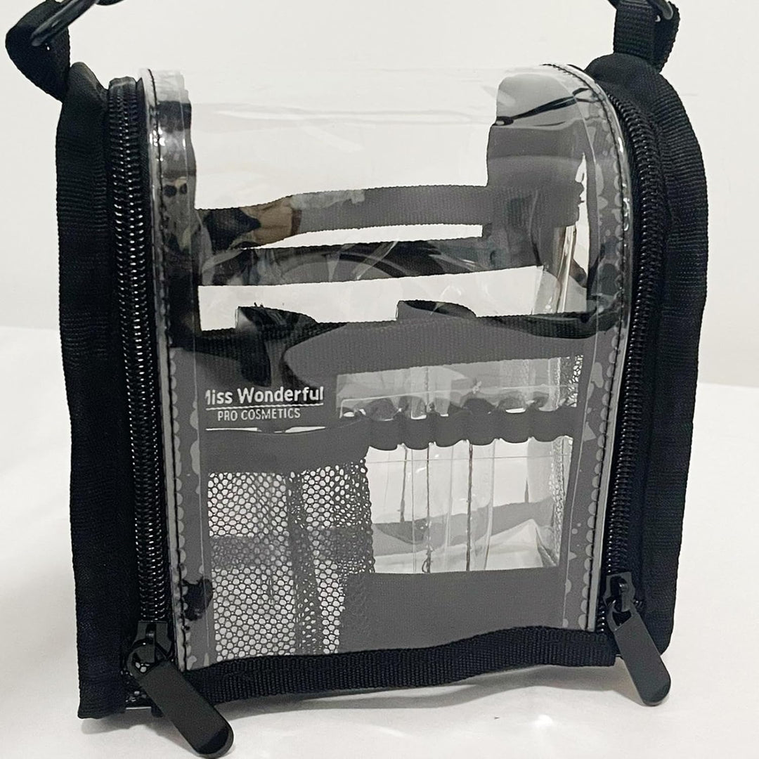 BowLift | Large Transparent PVC Makeup Bag for Travel & Daily Use – Aveline