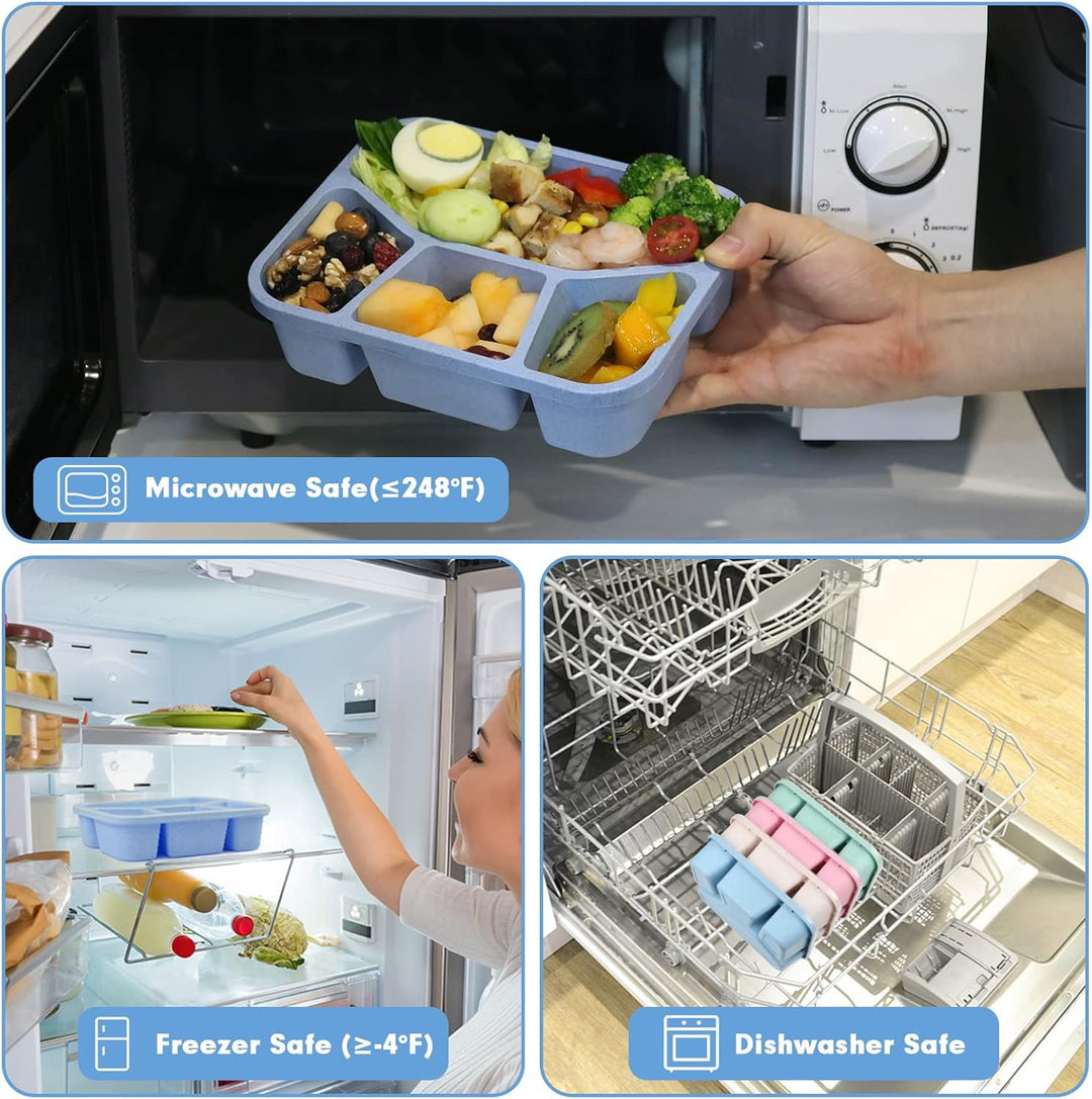 BentoBox – Set van 4 Snacks Dozen met Compartimenten Bowlift