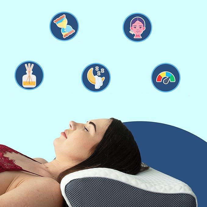 BowLift | QuietNest - Supportive Pillow for Snore Relief