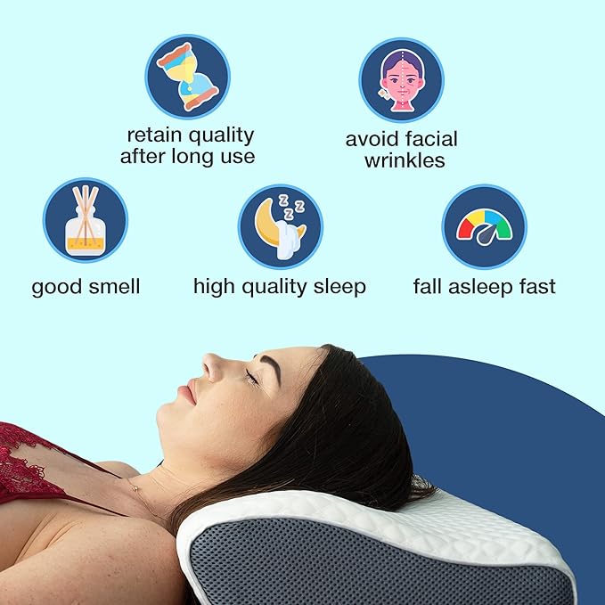Anti-Snore Pillow | Reduce Snoring and Improve Your Sleep Comfort for a Peaceful Night | Bowlift