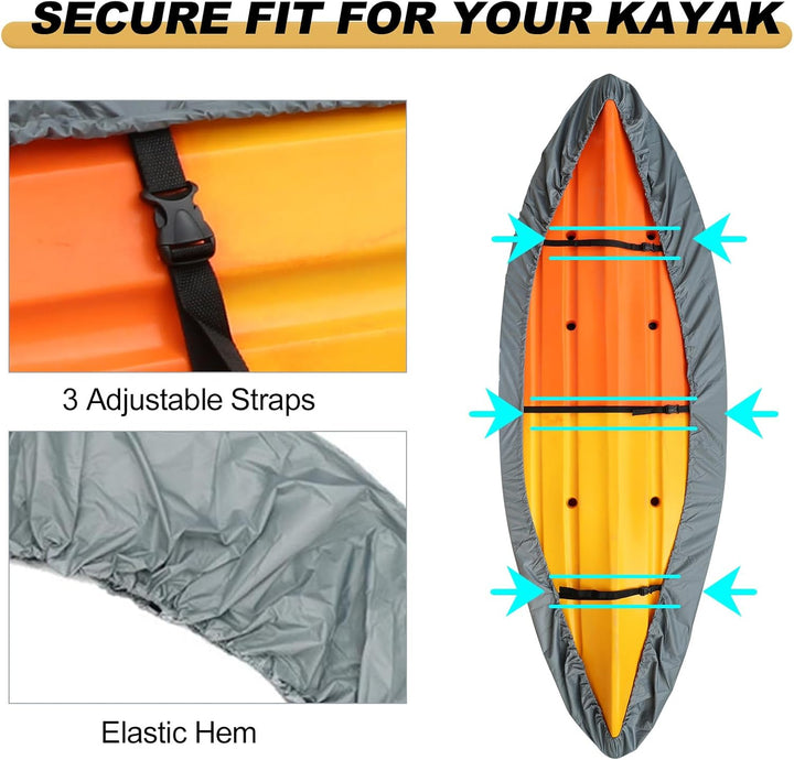 BowLift | Waterproof UV-Resistant Kayak Cover with Adjustable Straps – Marivor