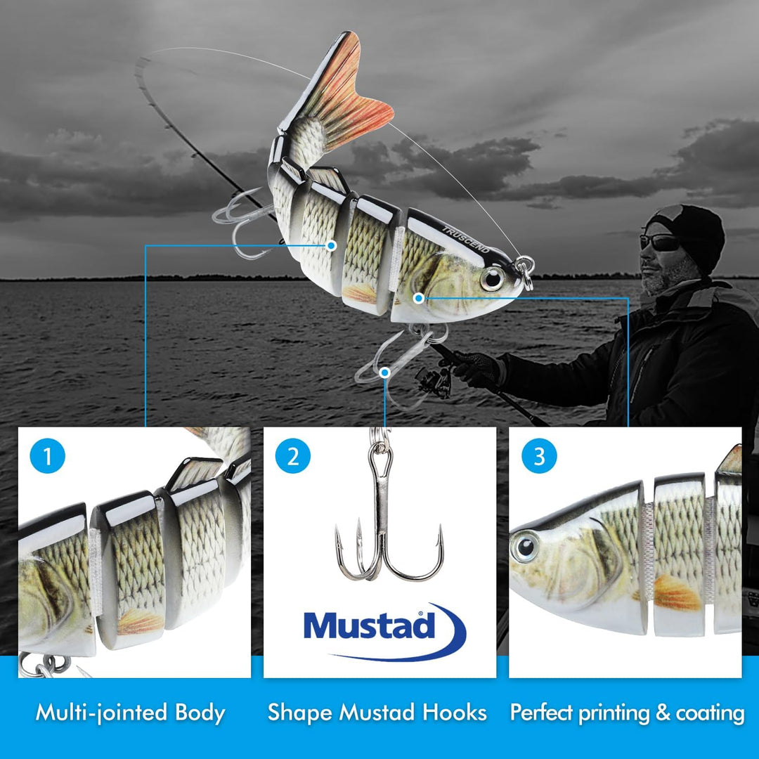 BowLift | 6-Segment Lifelike Fishing Lures