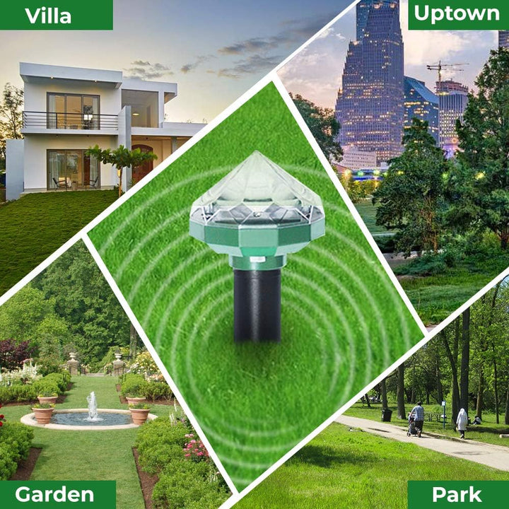 BowLift | Solar-powered animal repeller for garden and yard – Environmentally friendly protection against mice and rodents