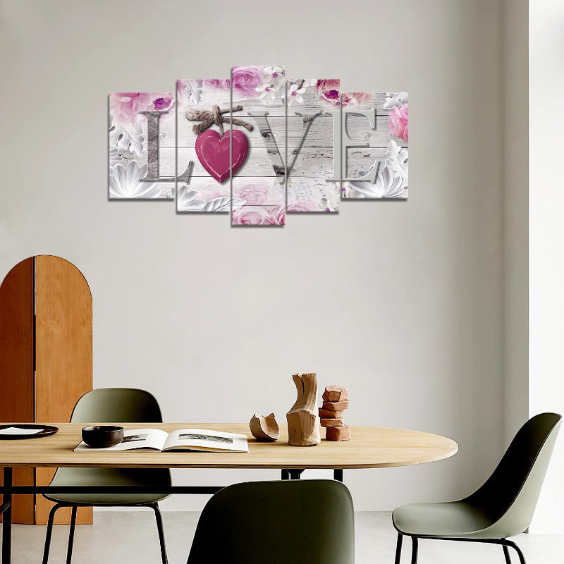 Pack Of 5 Artwork Canvas Wall Art Painting | Bowlift