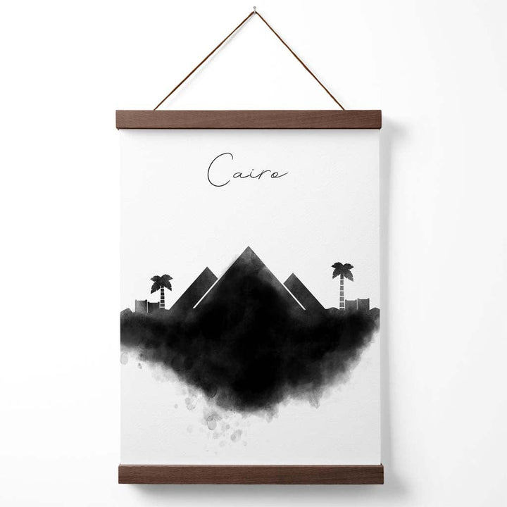 Cairo Watercolor Skyline City Poster with Hanger | Bowlift