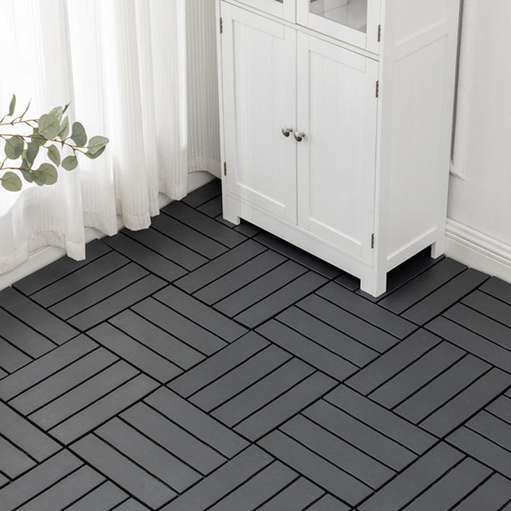 BowLift | 30 cm X 30 cm 4-Slat Square Deck/Patio Floor Tiles Snap Fit Installation Floor Tiles