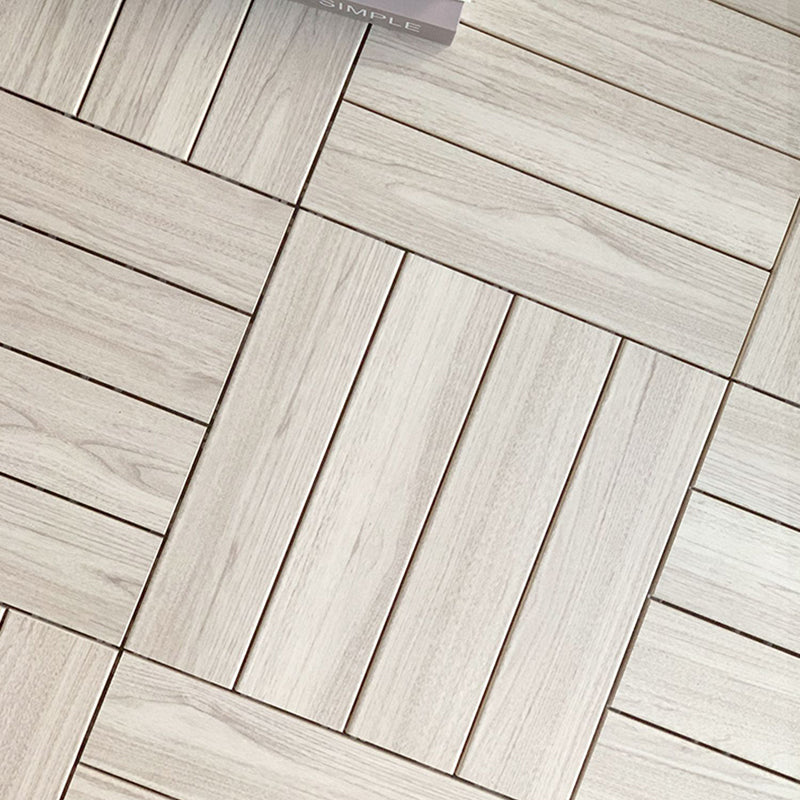 BowLift | Ground Patio Square Stripe Composite Waterproof Deck Board