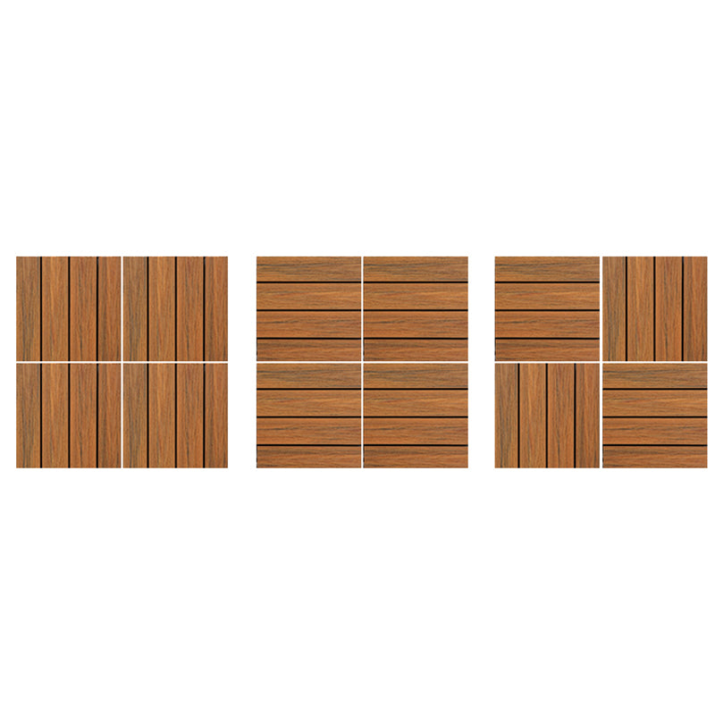 BowLift | Square PVC Deck/Patio Floor Tiles Interlocking Installation Outdoor Patio Tiles