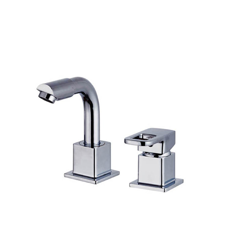 BowLift | Chrome Bath Faucet Trim with Lever Handle Deck Mounted Bathtub Faucet