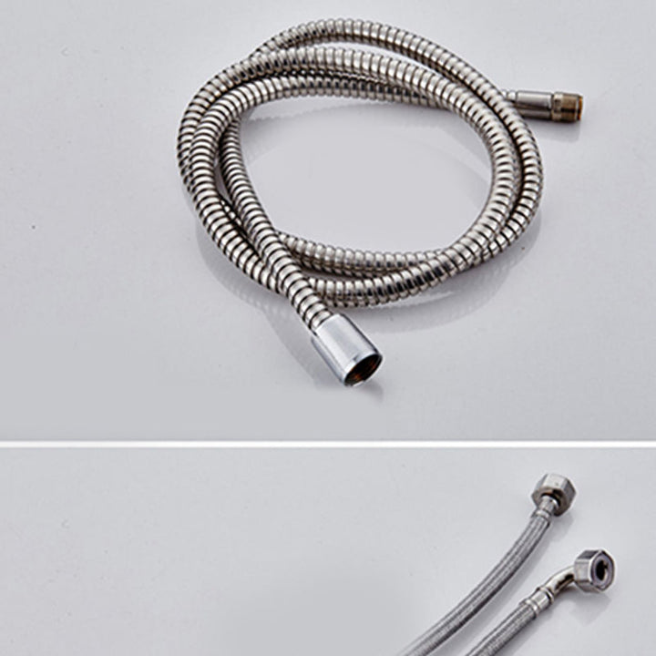 BowLift | Chrome Bath Faucet Trim with Lever Handle Deck Mounted Bathtub Faucet