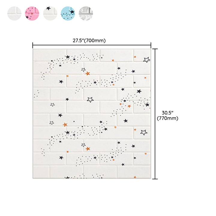 BowLift | XPE Foam Wall Cladding Star Pattern Square Waterproof Wall Cladding for the Living Room