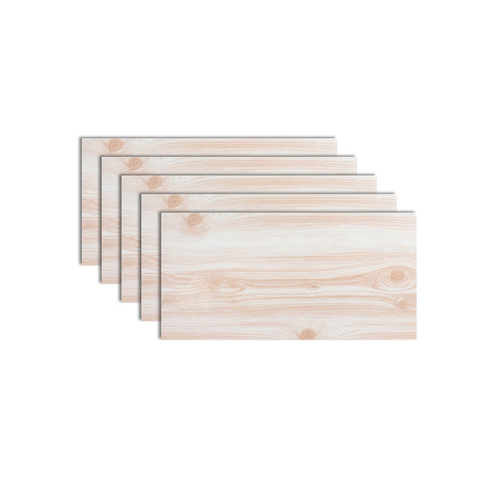 BowLift | PVC Wall Paneling Rectangle Waterproof Wood Look Wall Covering for the Living Room