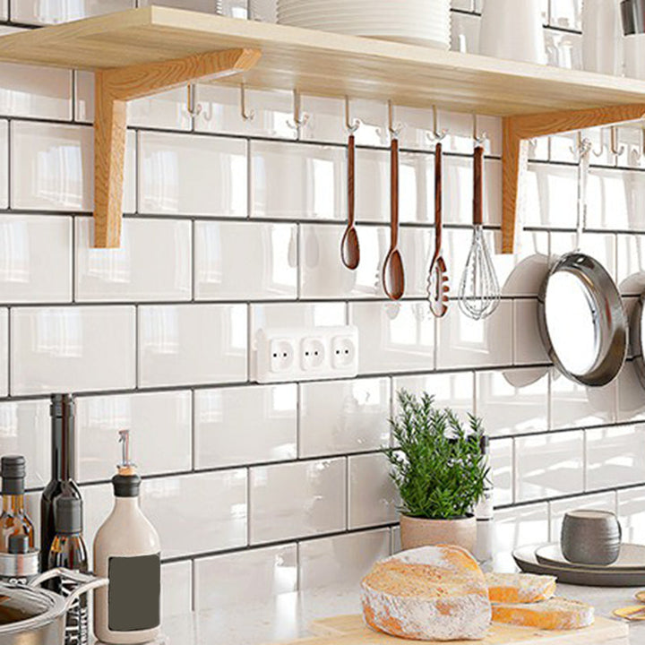 BowLift | Plastic Peel and Stick Wall Tiles 3D Square Peel and Stick Backing