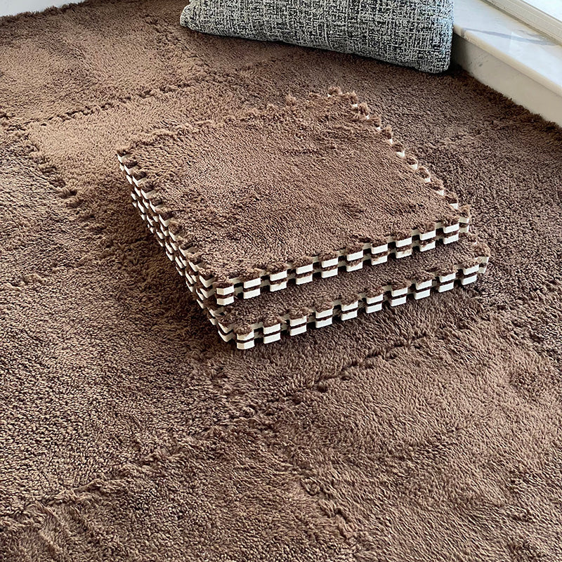 BowLift | Modern Carpet Tiles Level Loop Plug-in System Square Bedroom Carpet Tiles