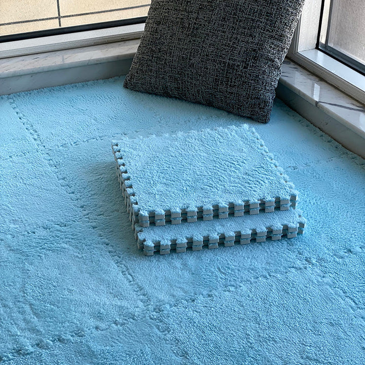 BowLift | Modern carpet tiles level loop snap system square bedroom carpet tiles