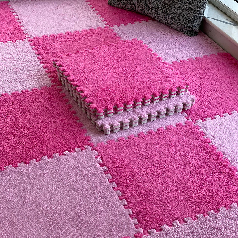 BowLift | Modern carpet tiles level loop snap system square bedroom carpet tiles