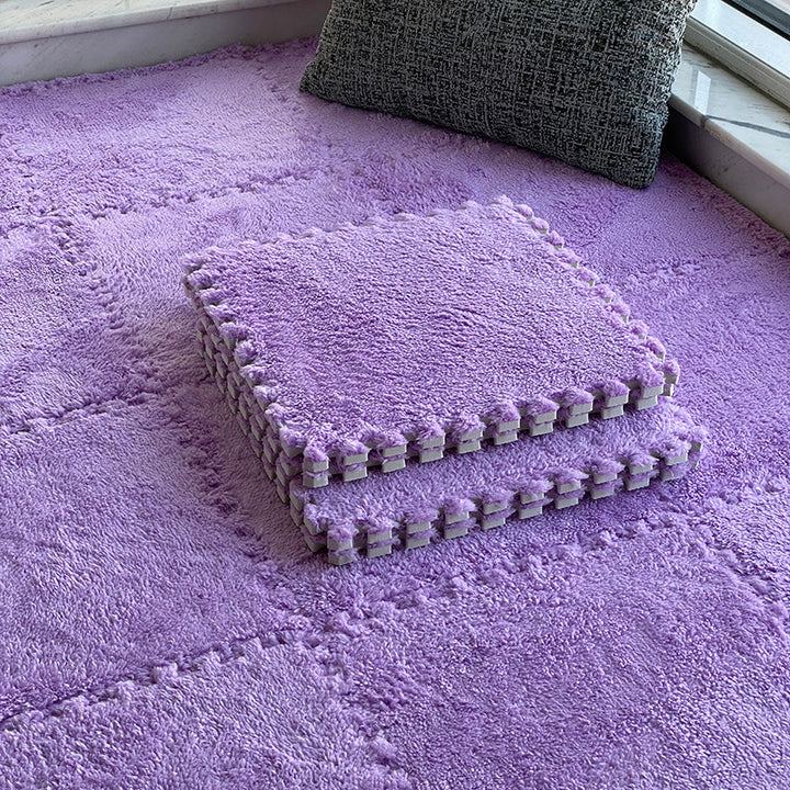 BowLift | Modern carpet tiles level loop snap system square bedroom carpet tiles