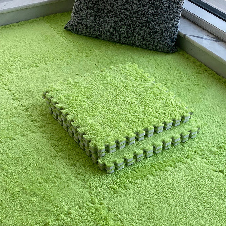 BowLift | Modern Carpet Tiles Level Loop Plug-in System Square Bedroom Carpet Tiles