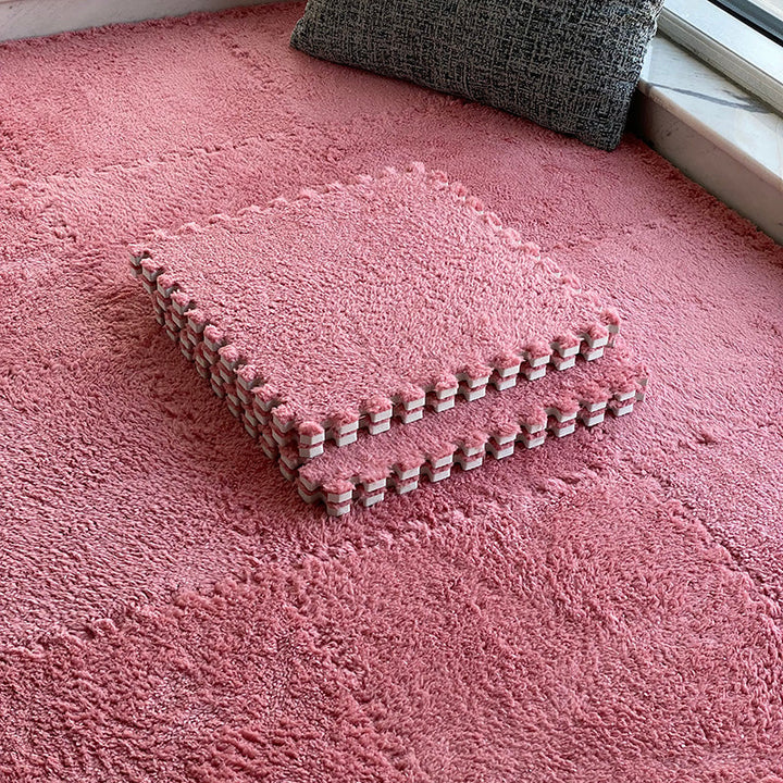 BowLift | Modern carpet tiles level loop snap system square bedroom carpet tiles