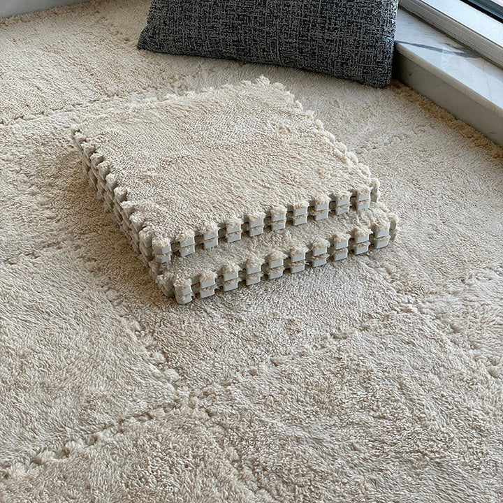BowLift | Modern carpet tiles level loop snap system square bedroom carpet tiles