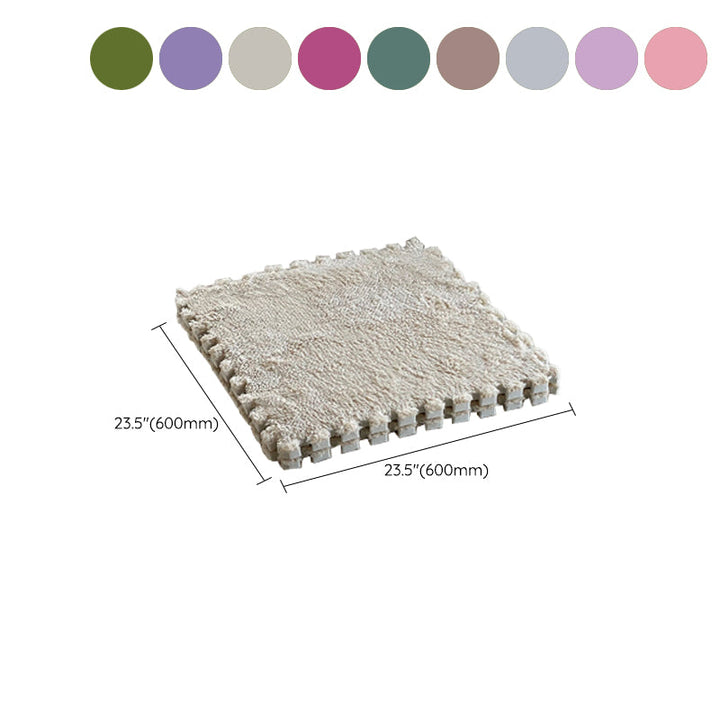 BowLift | Modern Carpet Tiles Level Loop Plug-in System Square Bedroom Carpet Tiles