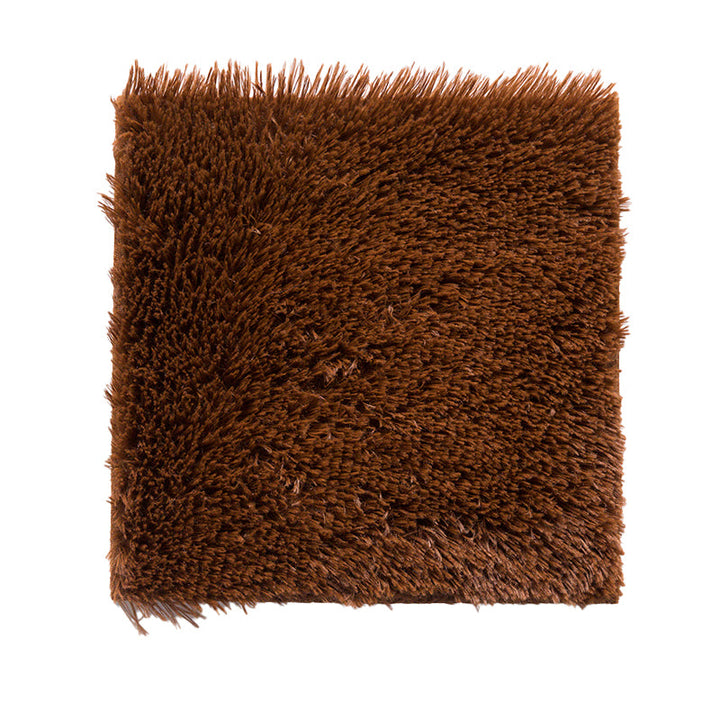 BowLift | Bedroom Carpet Tiles Solid Square Shag Stain Resistant Carpet Tiles