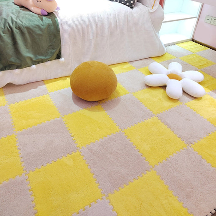 BowLift | Modern tiles and carpet plush cut composite non-slip carpet tiles