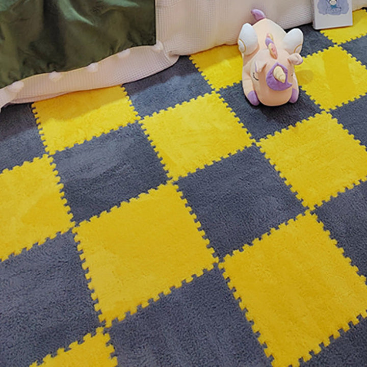 BowLift | Modern tiles and carpet plush cut composite non-slip carpet tiles