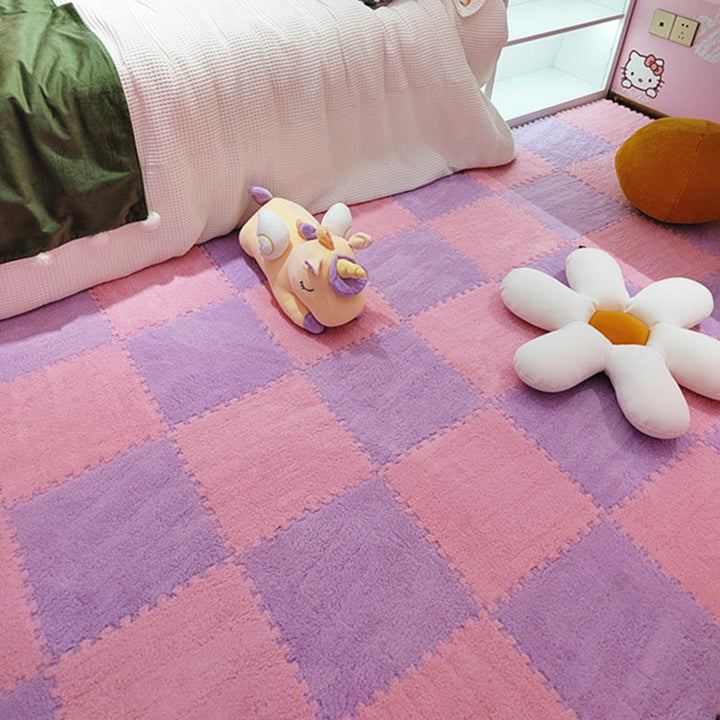 BowLift | Modern tiles and carpet plush cut composite non-slip carpet tiles