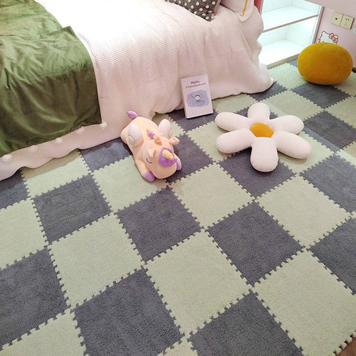 BowLift | Modern tiles and carpet plush cut composite non-slip carpet tiles