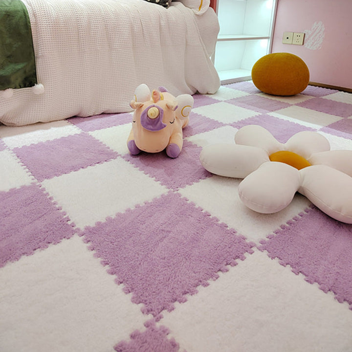 BowLift | Modern tiles and carpet plush cut composite non-slip carpet tiles