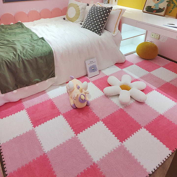 BowLift | Modern tiles and carpet plush cut composite non-slip carpet tiles