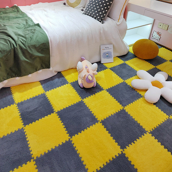 BowLift | Modern tiles and carpet plush cut composite non-slip carpet tiles