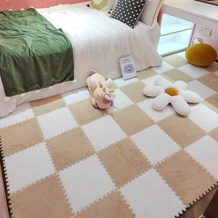 BowLift | Modern tiles and carpet plush cut composite non-slip carpet tiles