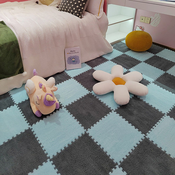 BowLift | Modern tiles and carpet plush cut composite non-slip carpet tiles