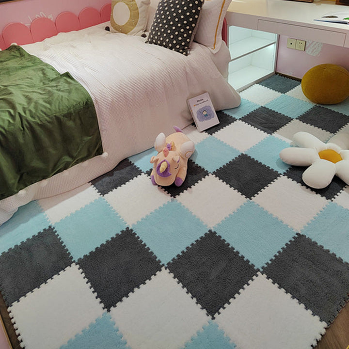 BowLift | Modern tiles and carpet plush cut composite non-slip carpet tiles