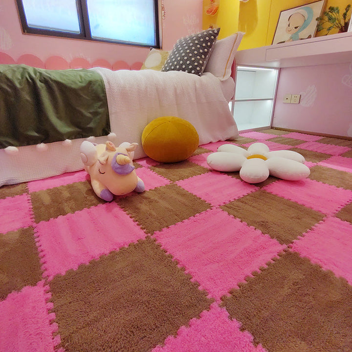 BowLift | Modern tiles and carpet plush cut composite non-slip carpet tiles