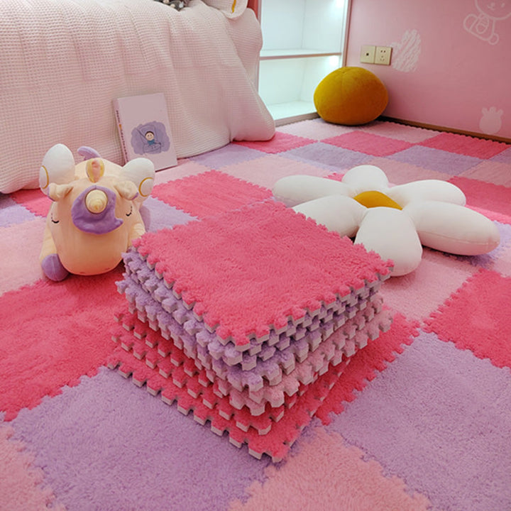 BowLift | Modern tiles and carpet plush cut composite non-slip carpet tiles