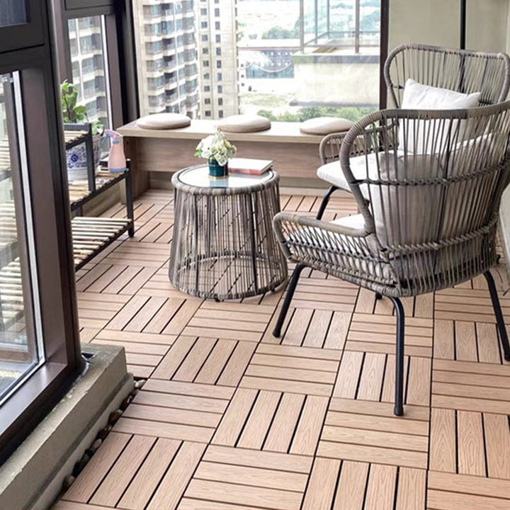 BowLift | Modern Style Wood Floor Corrosion Protection Square Outdoor Wood Floor