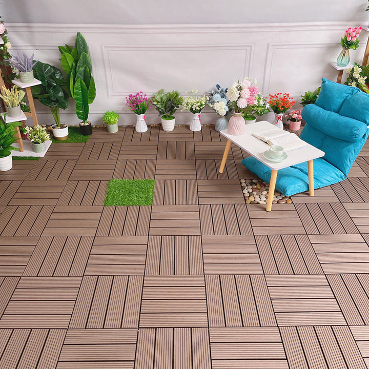 BowLift | Modern Style Wood Floor Corrosion Protection Square Outdoor Wood Floor