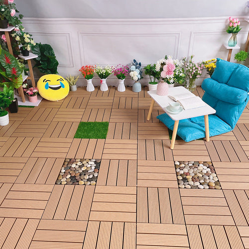 BowLift | Modern Style Wood Floor Corrosion Protection Square Outdoor Wood Floor