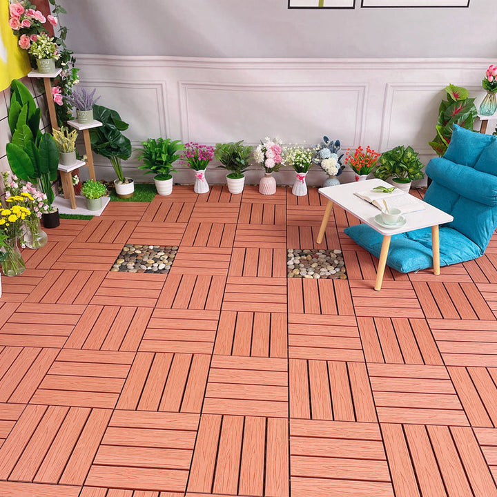 BowLift | Modern Style Wood Floor Corrosion Protection Square Outdoor Wood Floor