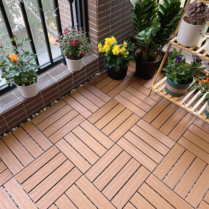 BowLift | Modern Style Wood Floor Corrosion Protection Square Outdoor Wood Floor